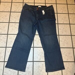 Blue denim tighter tummy boot jeans